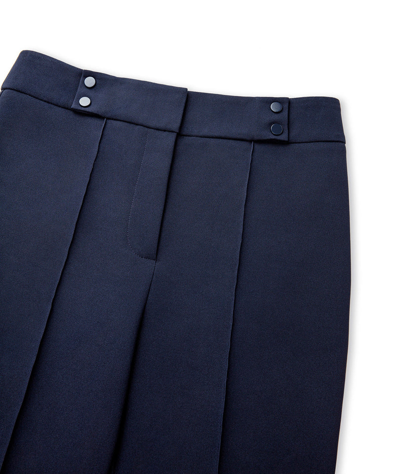 Ipekyol Skinny Fit Trousers With Metal Accessories Navy