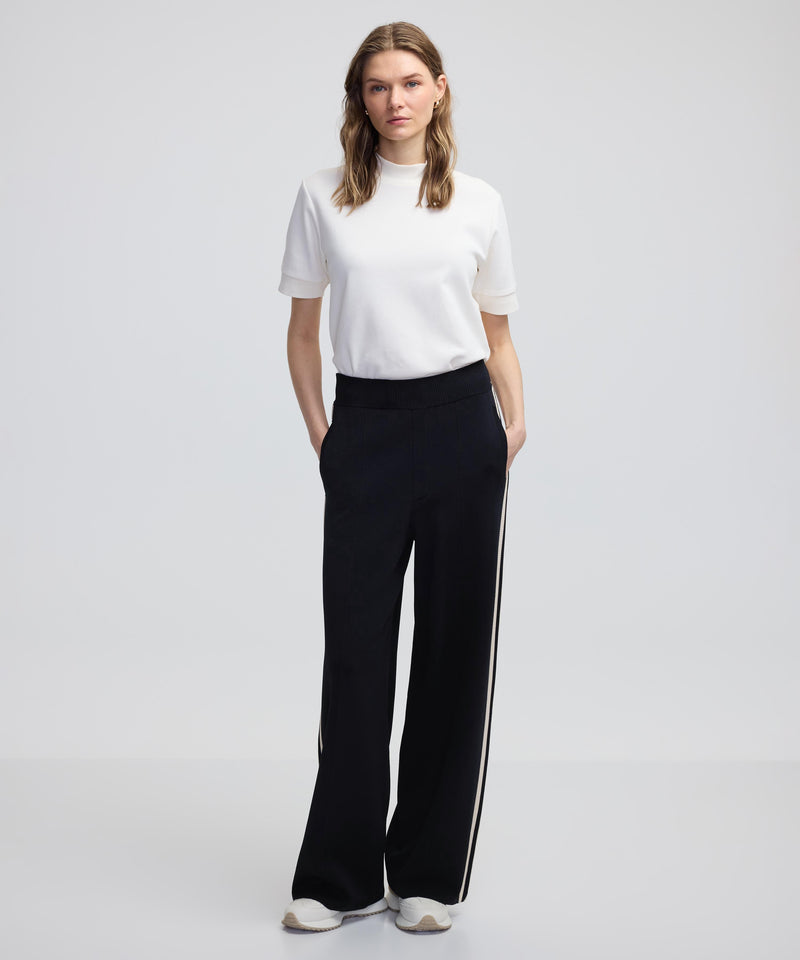 Ipekyol Contrast Stripe Trousers Black