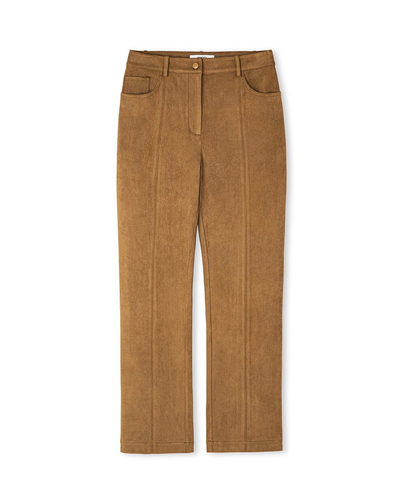 Ipekyol Suede Look Trousers Camel