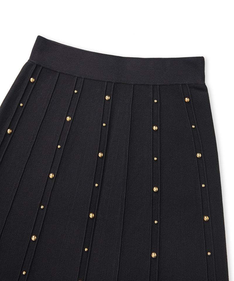 Ipekyol Metallic Printed Skirt Black