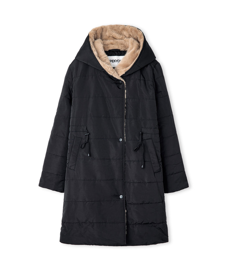 Ipekyol Color Block Jacket With Faux Fur Black