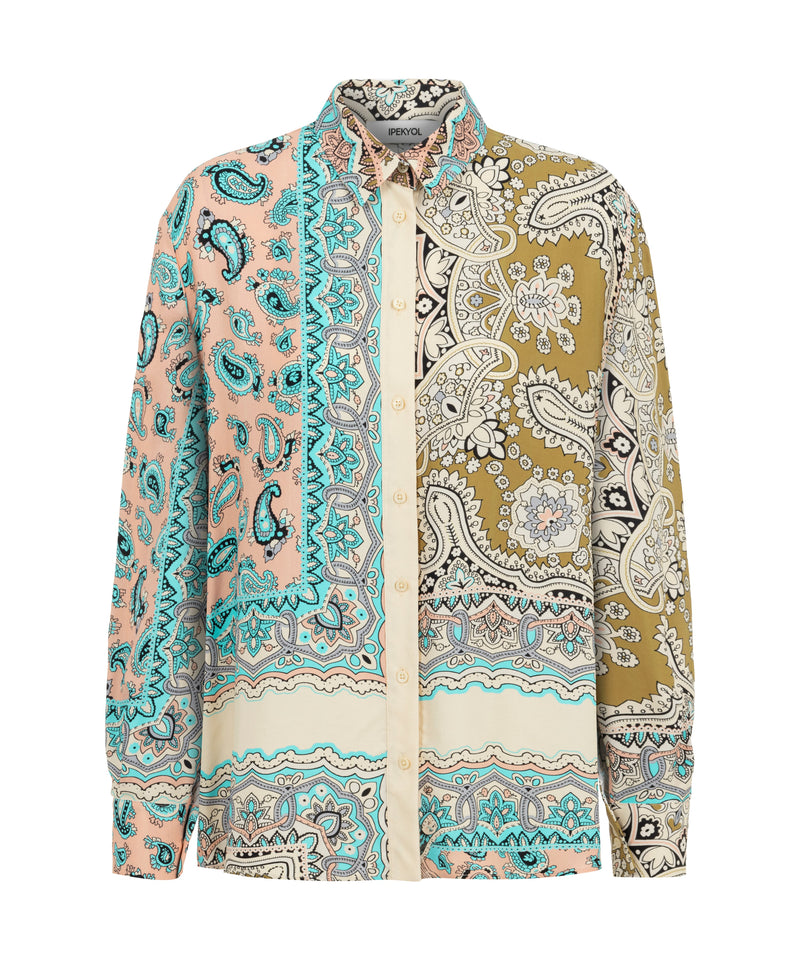 Ipekyol Paisley Print Shirt Natural