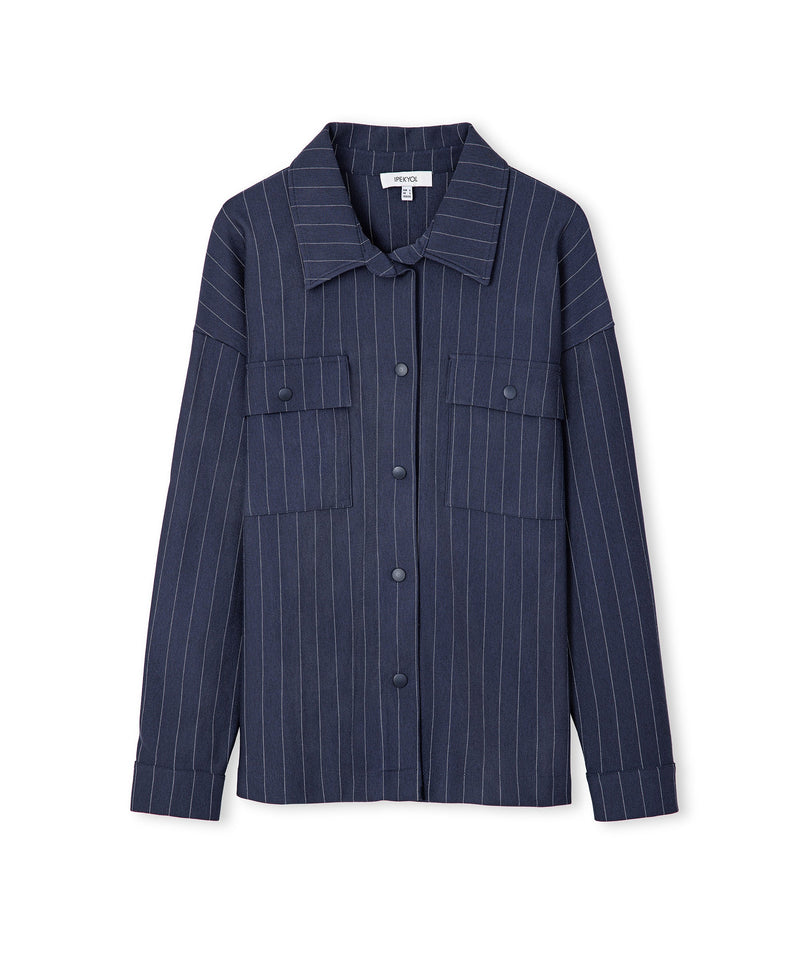 Ipekyol Striped Shirt Navy