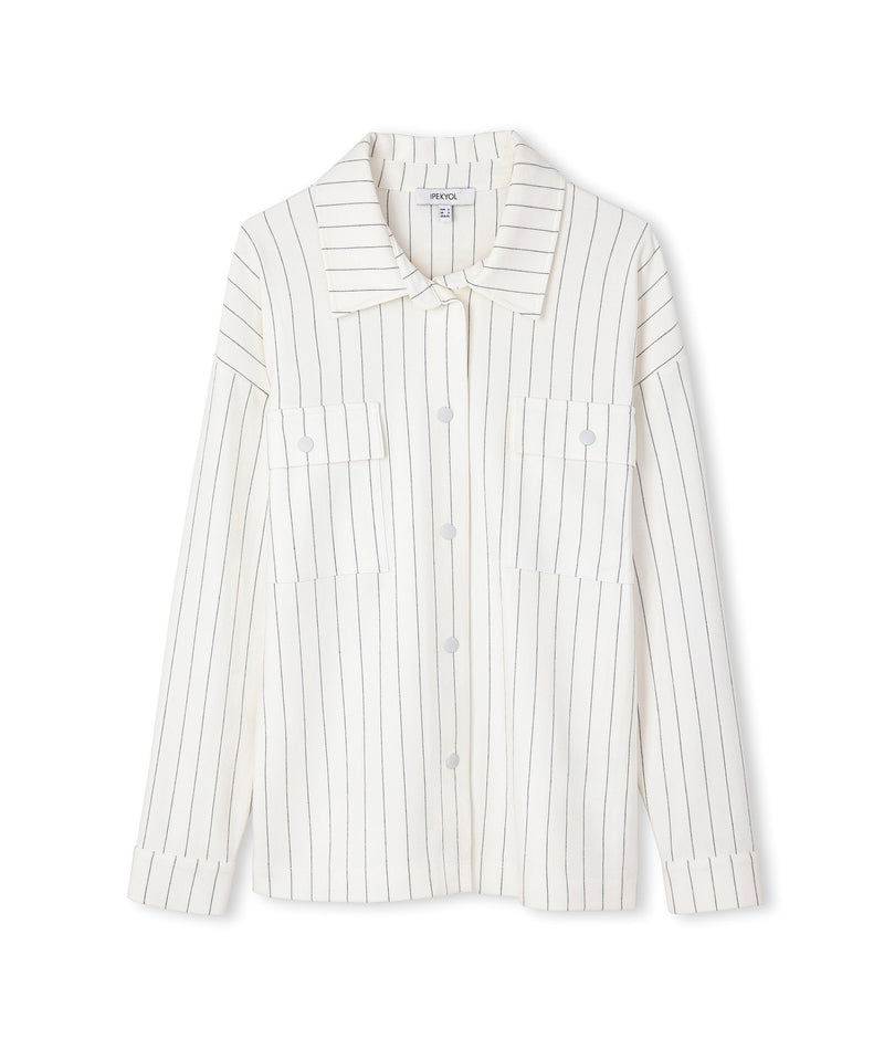 Ipekyol Striped Shirt Off White