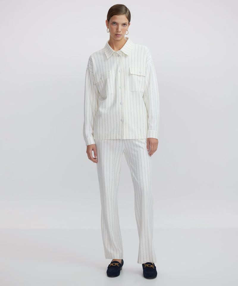 Ipekyol Striped Shirt Off White