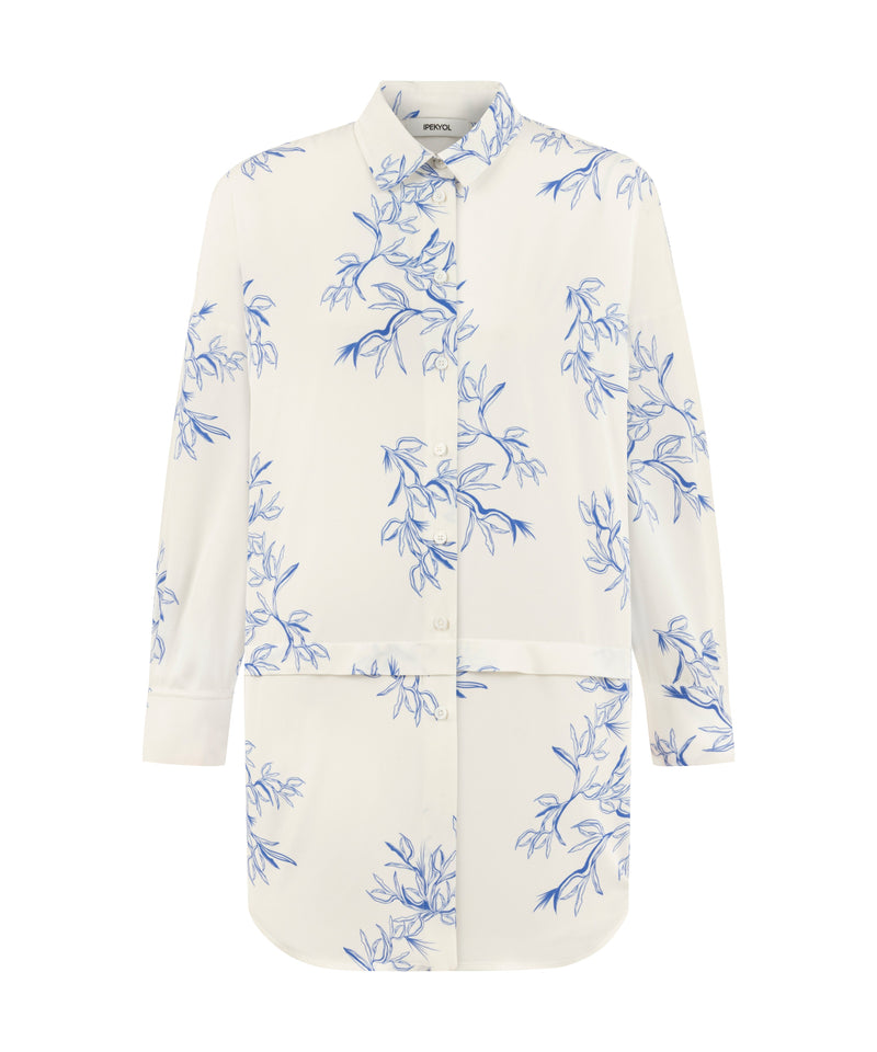 Ipekyol Patterned Print Shirt Off White