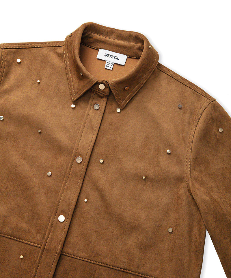 Ipekyol Suede Look Shirt Camel