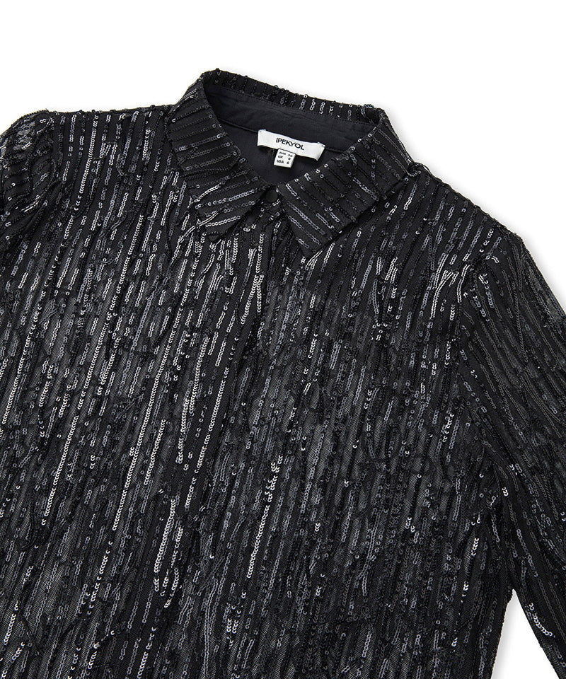 Ipekyol Sequined Shirt Black