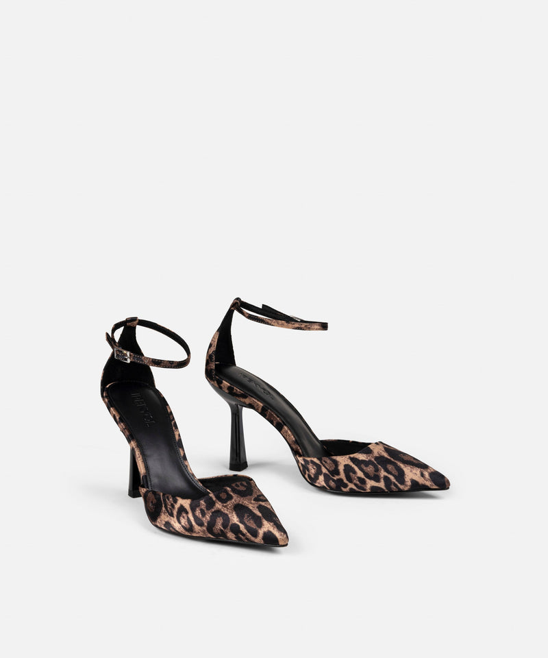 Ipekyol Leopard Pattern High Heels Brown