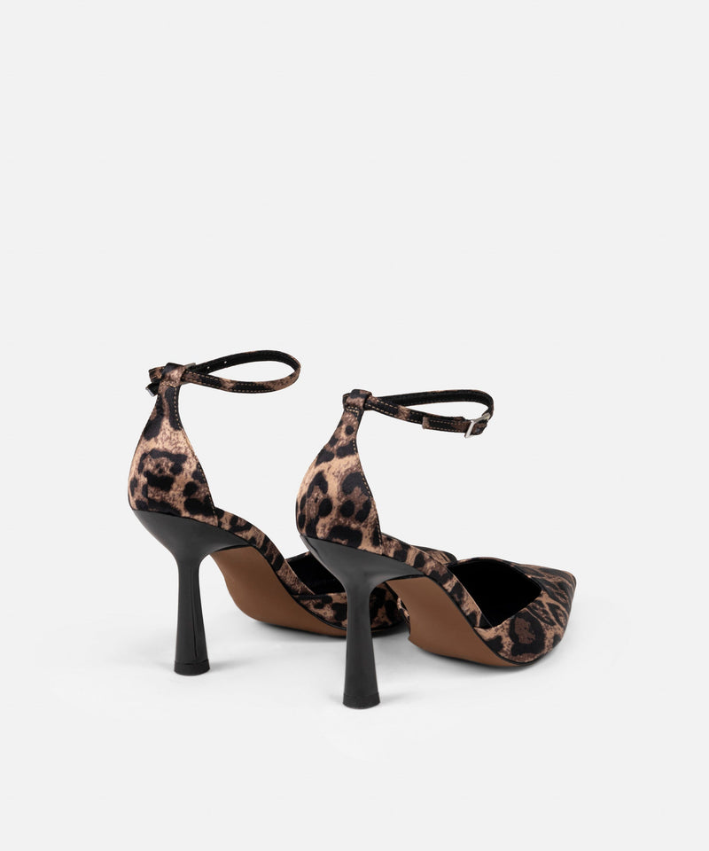 Ipekyol Leopard Pattern High Heels Brown