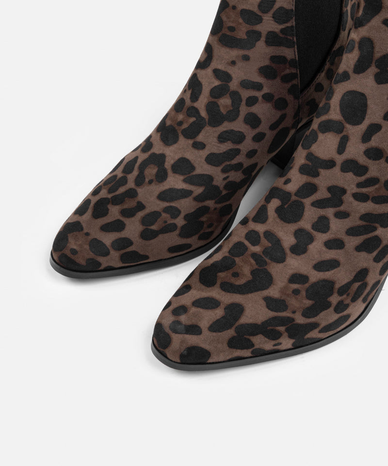 Ipekyol Leopard Pattern Boots Brown