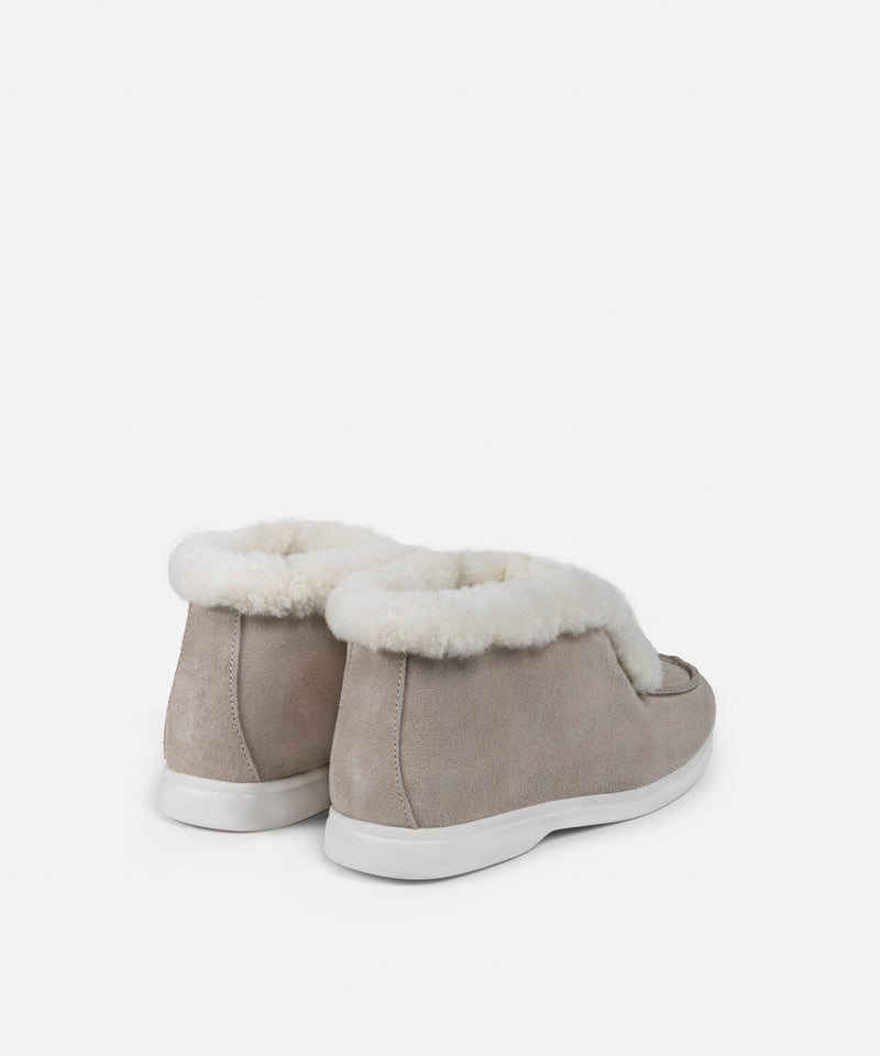 Ipekyol Faux Fur Trimmed Boots Mink