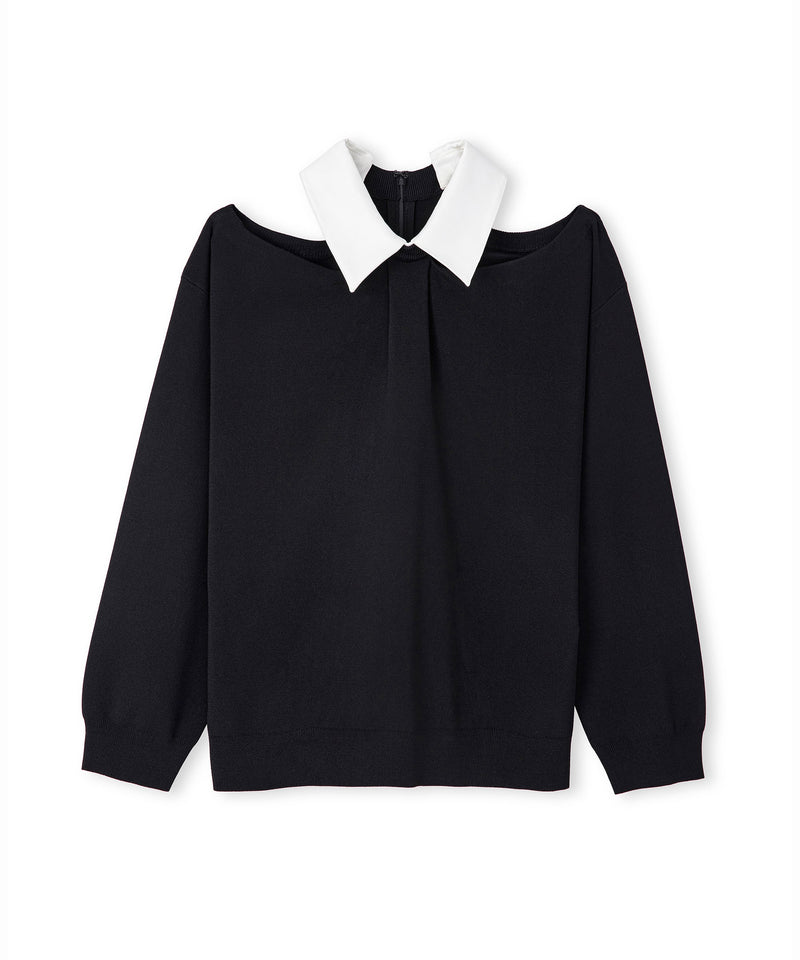 Ipekyol Poplin Mix Knitwear Black