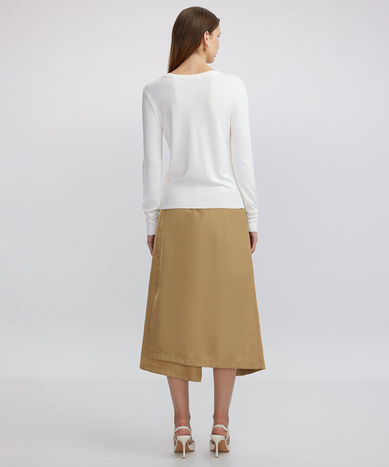 Ipekyol Basic Knitwear With Thin Belt Ecru