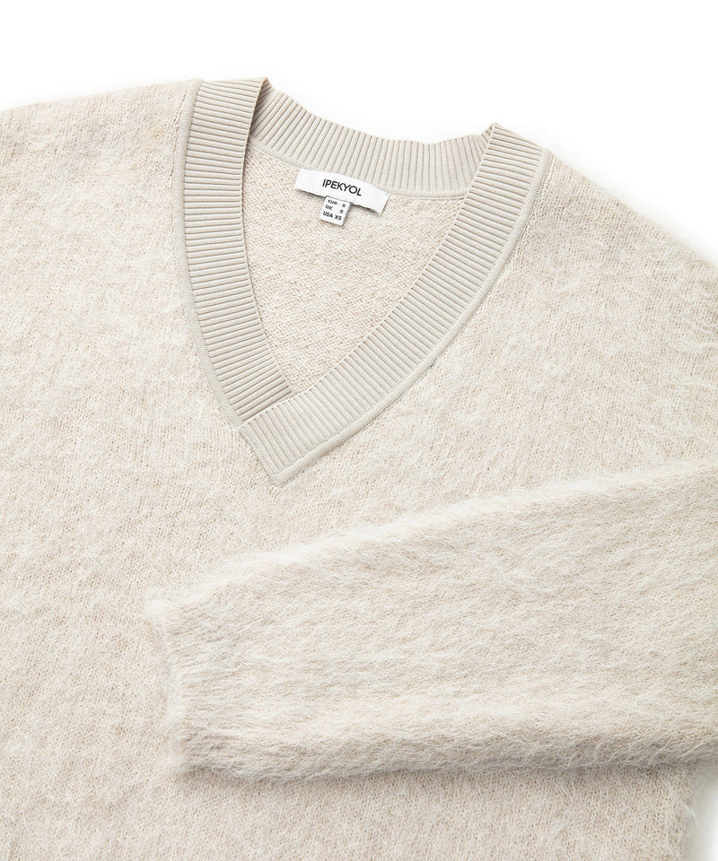 Ipekyol Rib Mix Plush Knitwear Off White