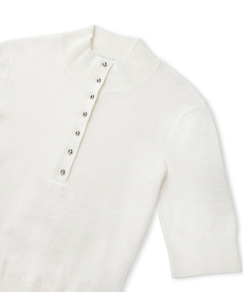 Ipekyol Metal Buttoned Knitwear Off White