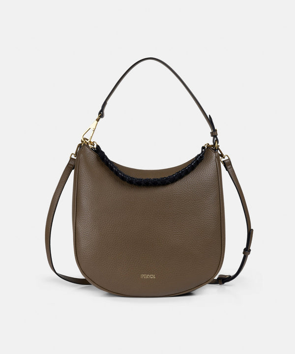 Ipekyol Double Strap Leather Look Bag Brown