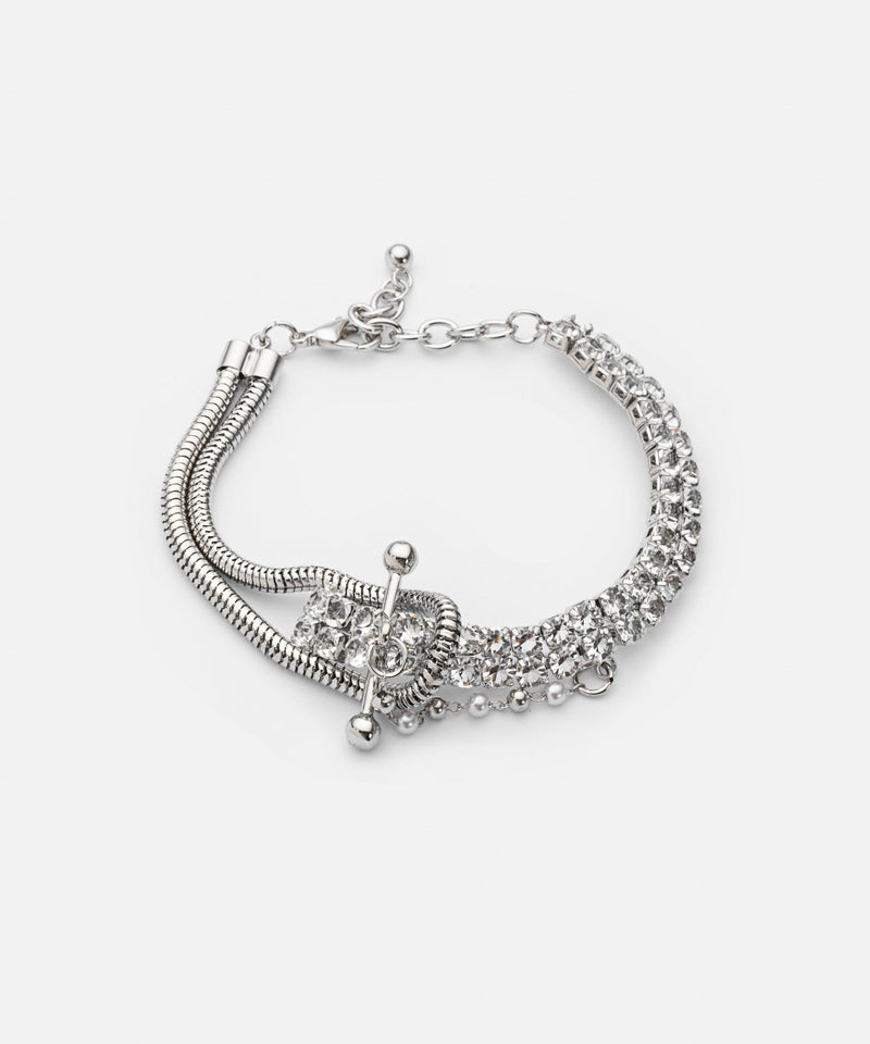 Ipekyol Stone Detailed Bracelet Silver