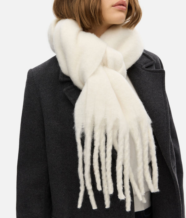 Ipekyol Tassel Scarf Cream