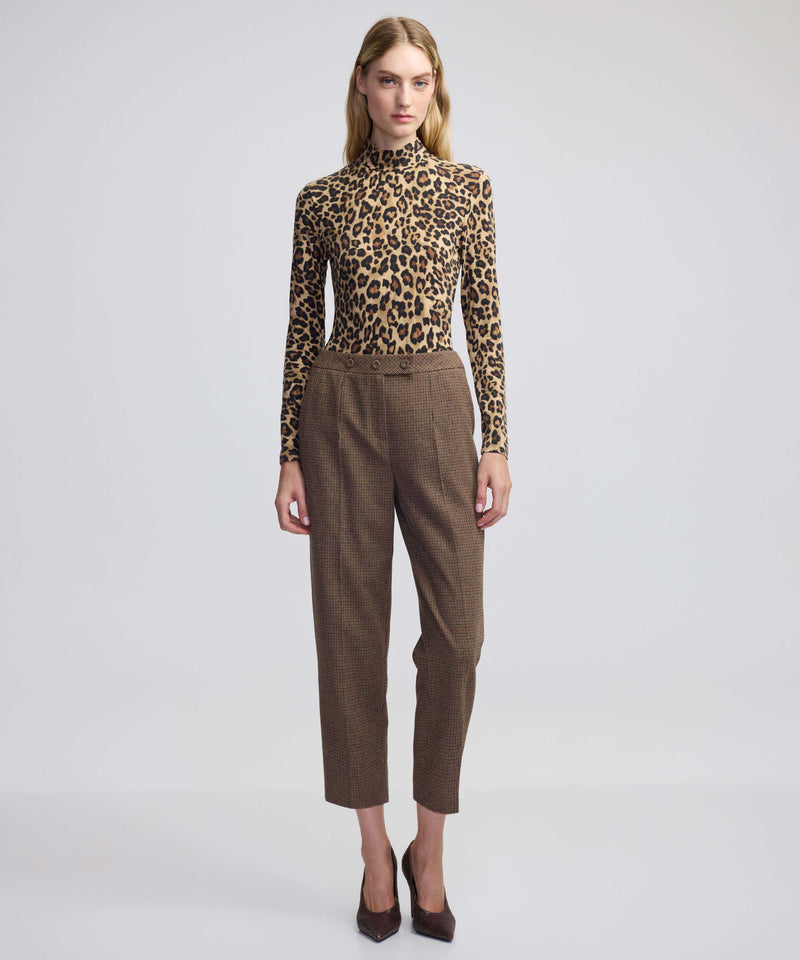 Ipekyol Leopard Print Bodysuit Brown