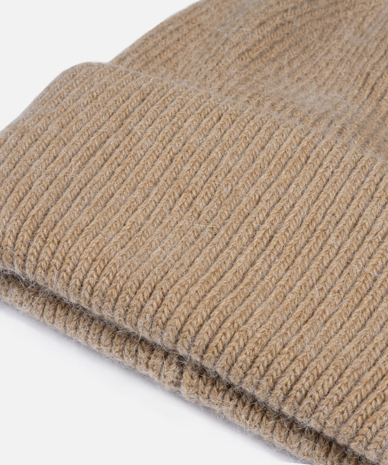 Ipekyol Knitted Textured Beret Camel