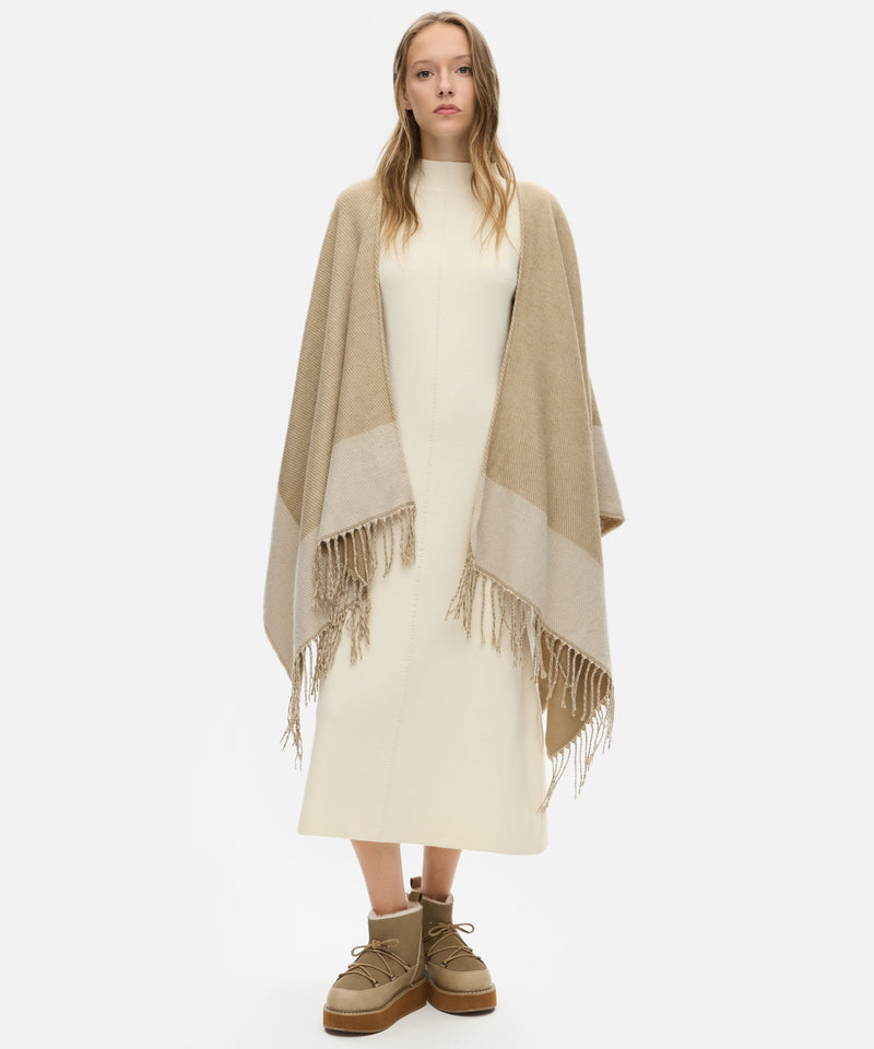 Ipekyol Poncho With Tassel Details Beige