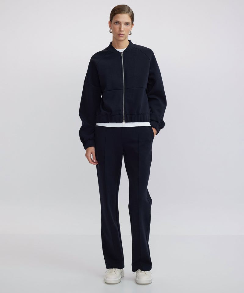 Ipekyol Zip Up Solid Sweatshirt Navy