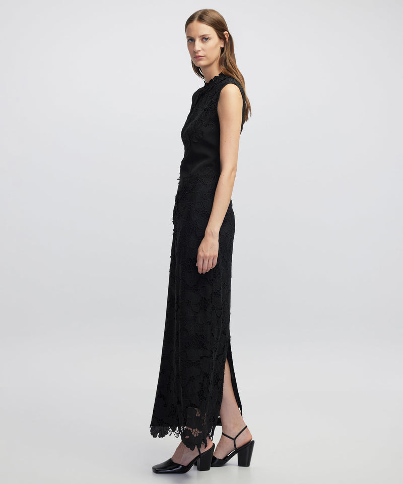 Ipekyol Mixed Media Dress Black