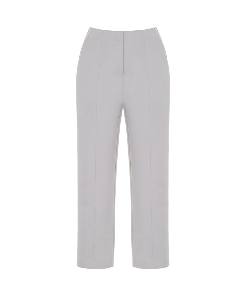 Ipekyol High-Waist Carrot Fit Trousers Silver