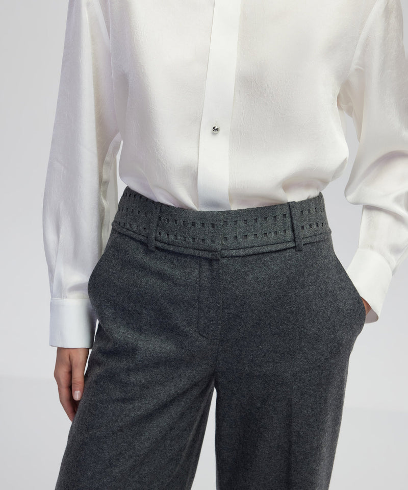 Ipekyol Cutout Trousers Anthracite