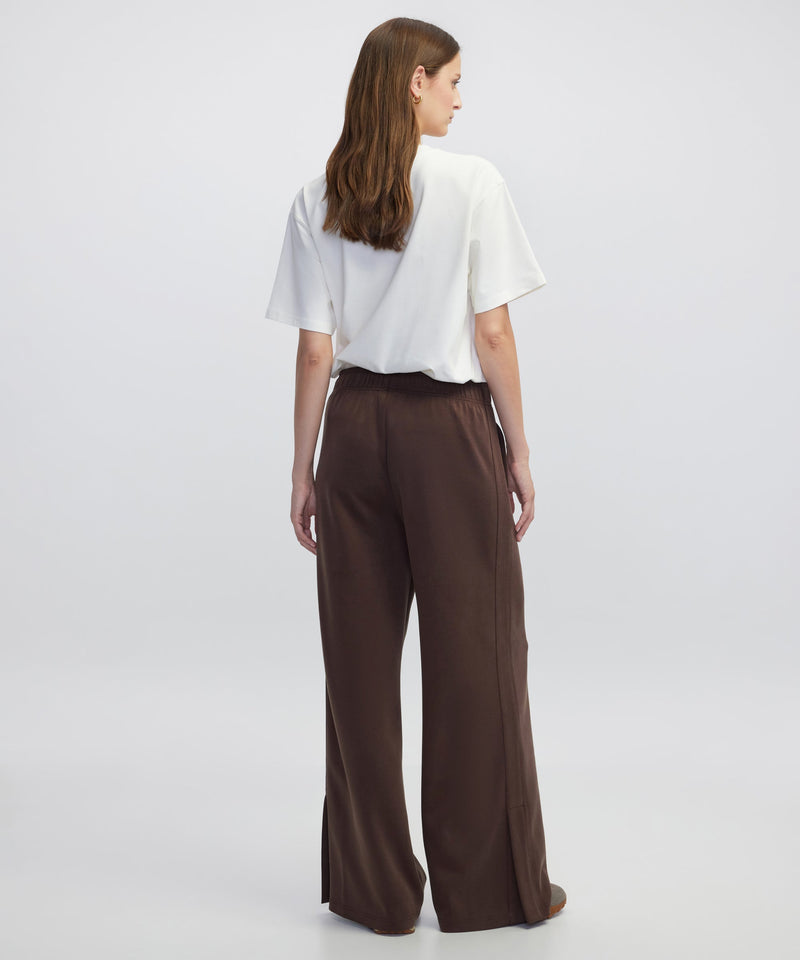Ipekyol Elasticated Waist Wide-Leg Trousers Brown