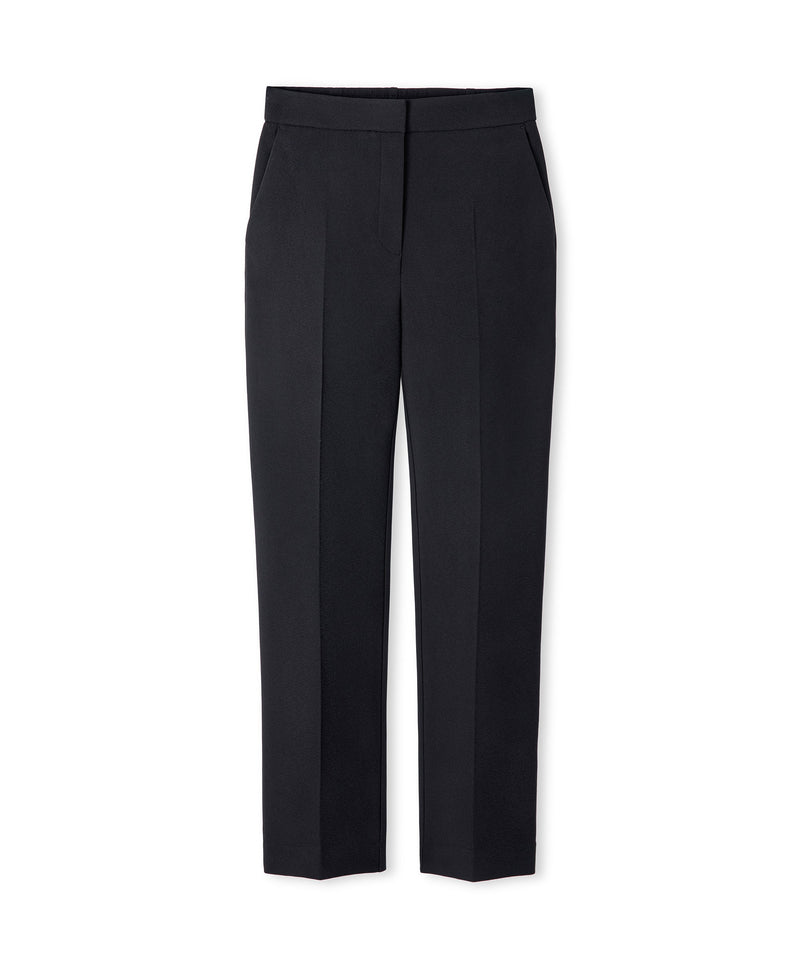 Ipekyol Elastic-Back Cigarette Trousers Black