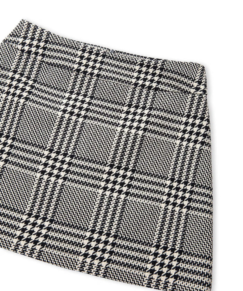 Ipekyol Checked Mini Skirt Black