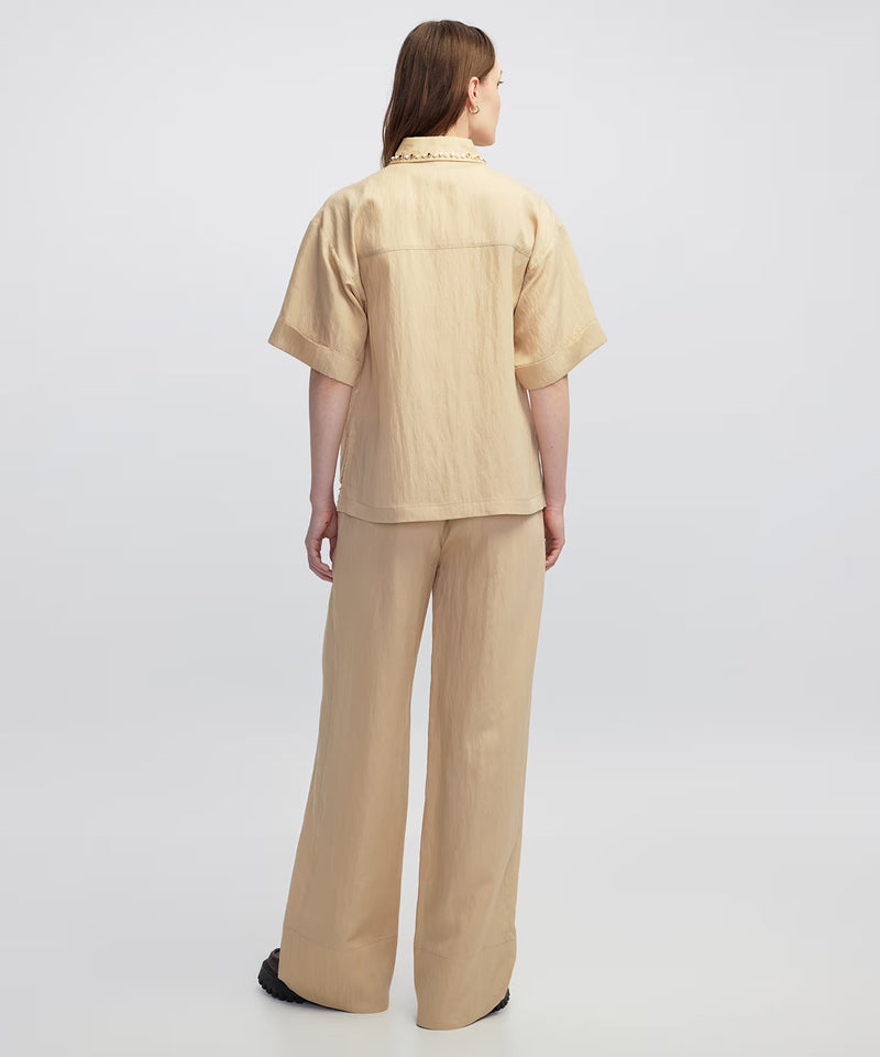 Ipekyol Shirt Jacket With Mixed Accessories Natural