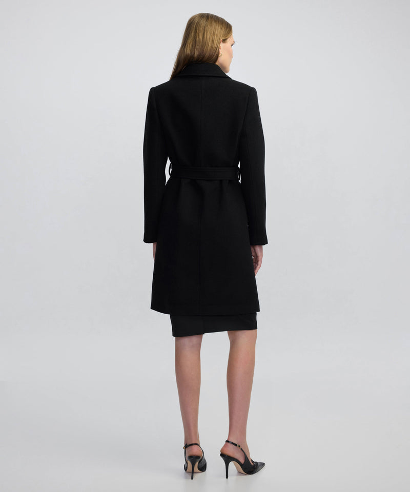 Ipekyol Double-Breasted Coat With Belt Black