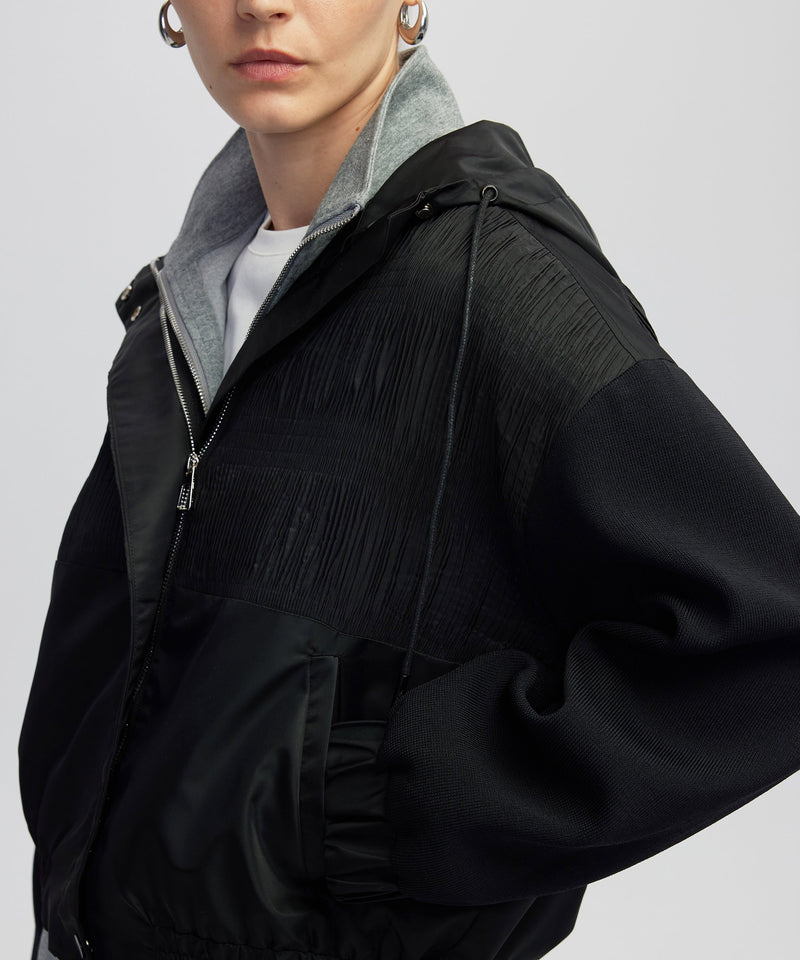 Ipekyol Mixed Media Coat Black