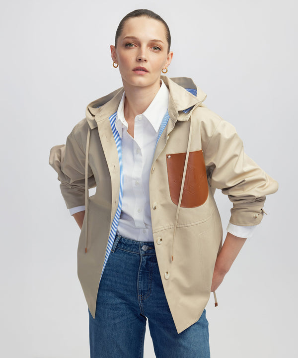 Ipekyol Contrast Pocket Coat Stone