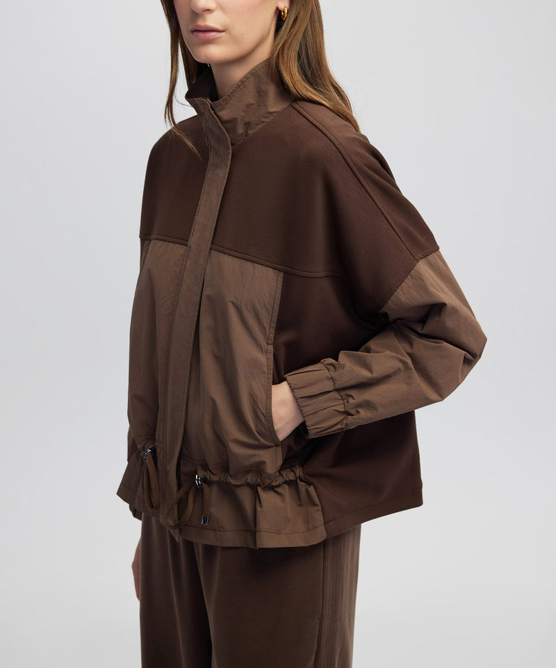 Ipekyol Color-Block Technical Coat Brown