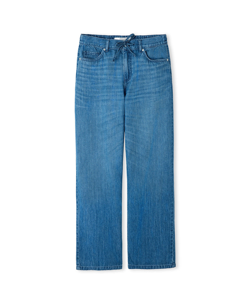 Ipekyol Tie-Waist Wide-Leg Jeans Indigo