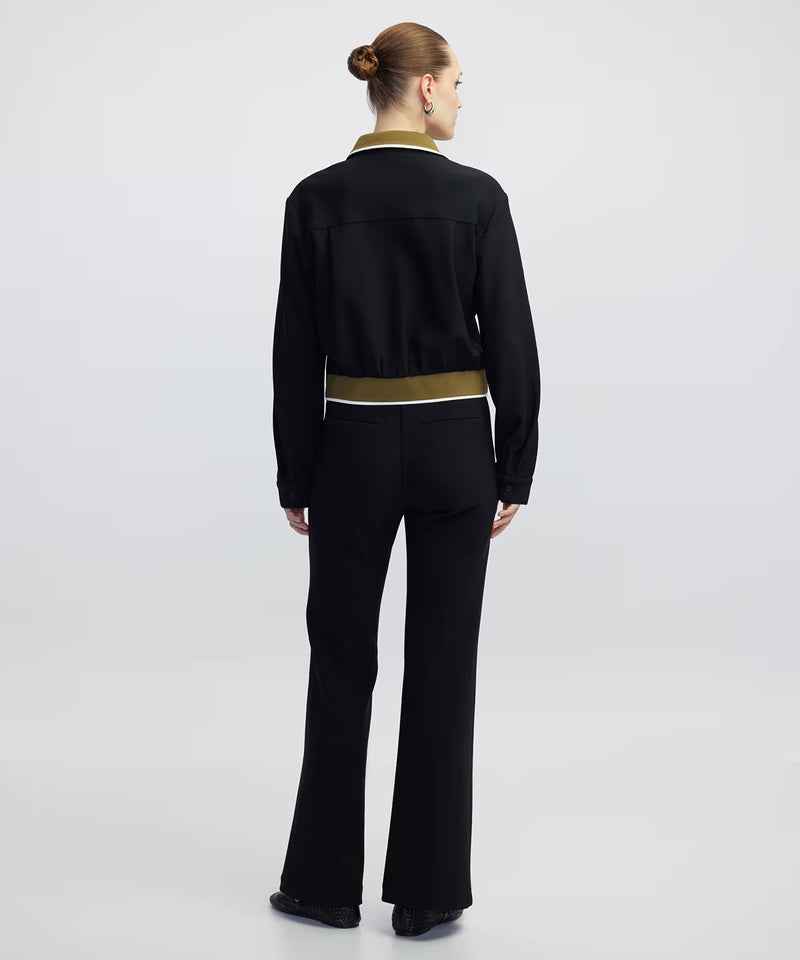 Ipekyol Contrast Collar Shirt Black