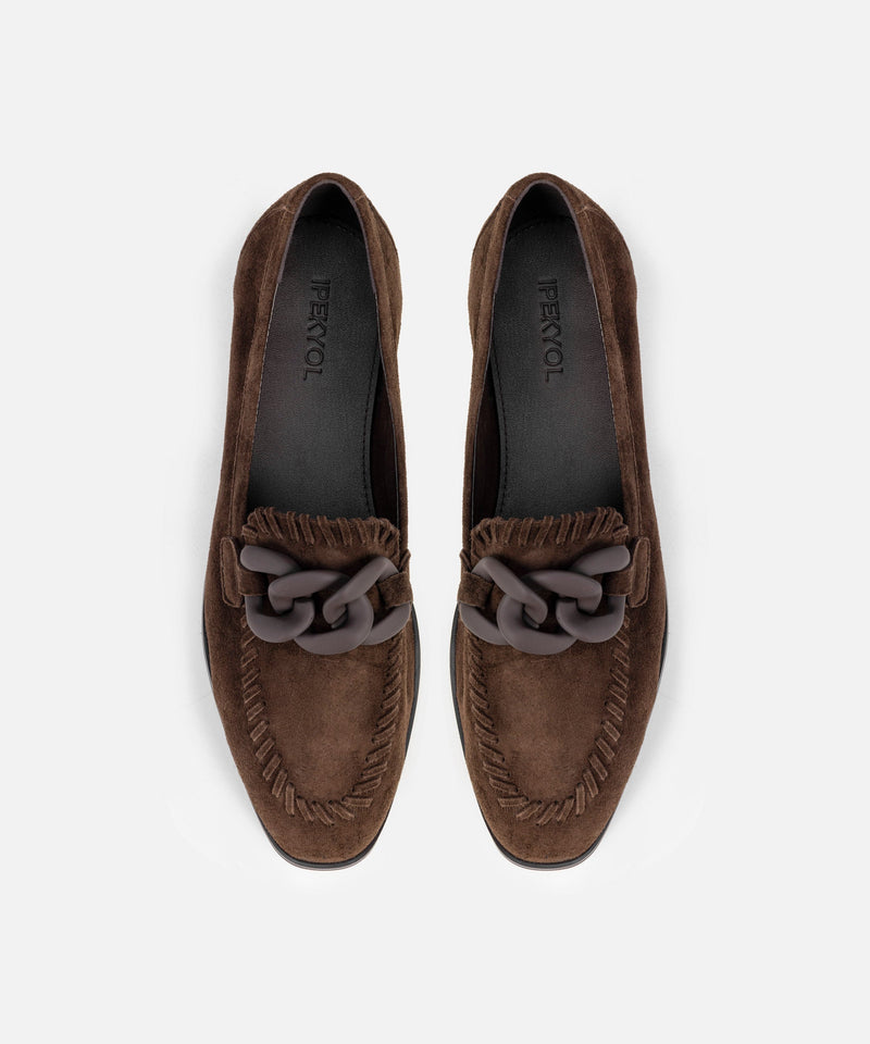 Ipekyol Leather Loafers Brown