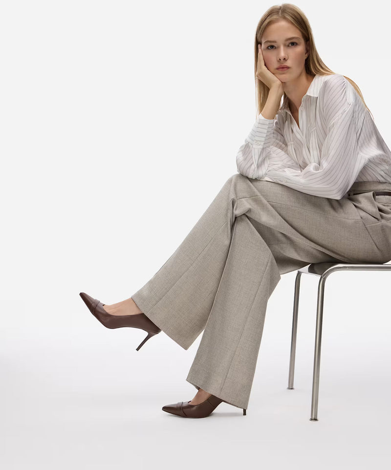 Ipekyol Strappy Pointed Toe High Heels Brown