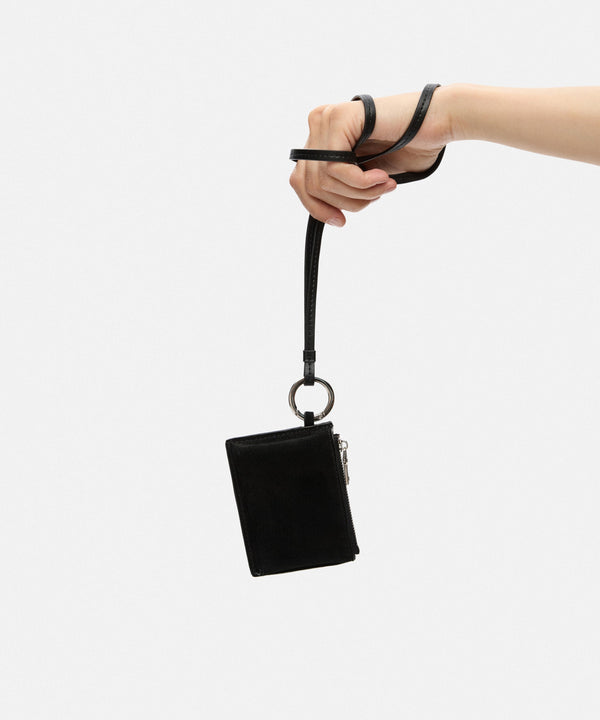 Ipekyol Card Holder With Metal Buckle Black