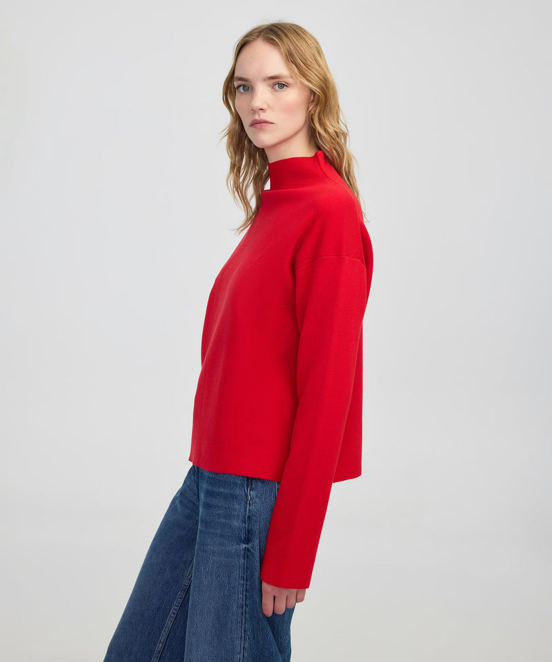 Ipekyol Basic Fine Knit Sweater Red