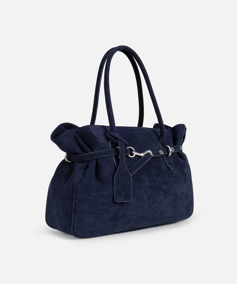 Ipekyol Metal Buckle Bag Navy