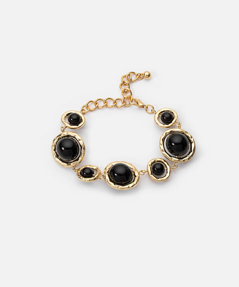 Ipekyol Multi-Piece Contrast Bead Bracelet Black