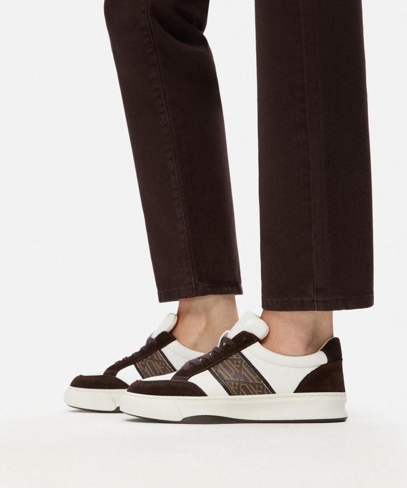 Ipekyol Monogram Print Sneakers Brown