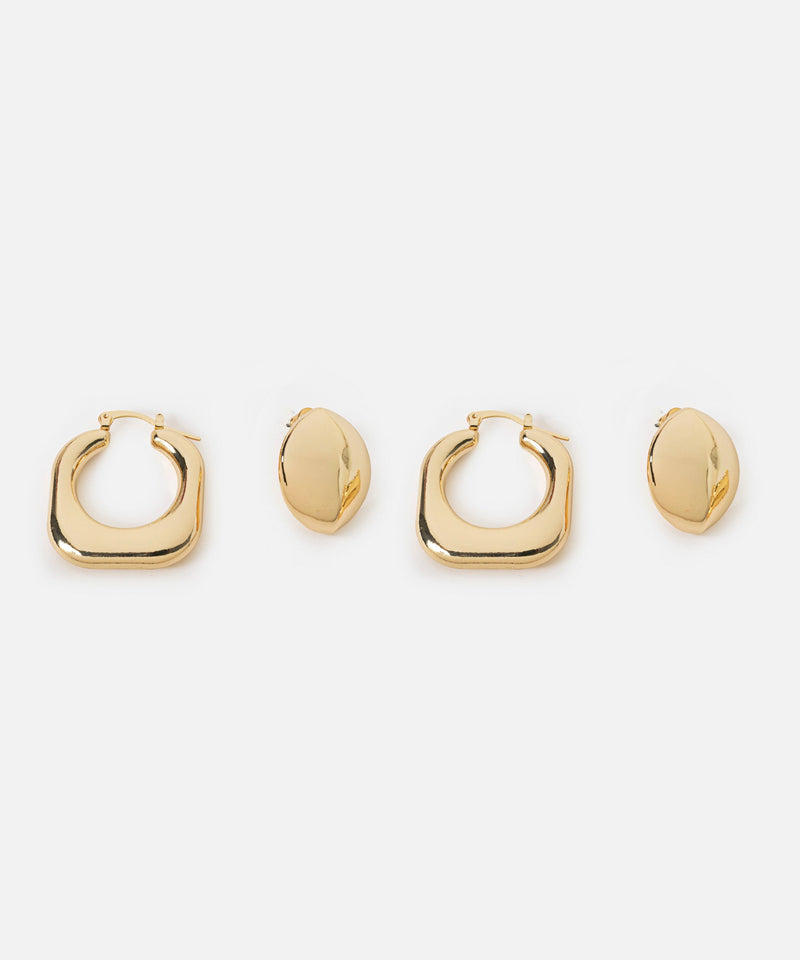 Ipekyol Two-Pack Of Earrings Gold