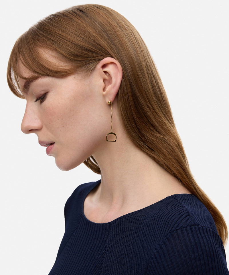 Ipekyol Metal Earring Set Gold