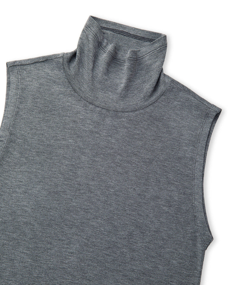 Ipekyol High-Neck Basic T-Shirt Anthracite